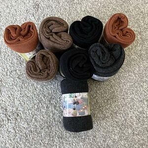 NWT Men’s J Box Socks 8 pack. Colors Gray, Black, Brown and Clay